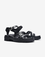 Giày Sandal Đông Hải Quai Mảnh Đan Chéo-S32E8-Đen Color1