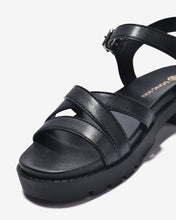 Giày Sandal Đông Hải Quai Mảnh Đan Chéo-S32E8-Đen Color1