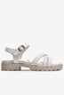 Giày Sandal Đông Hải Quai Mảnh Đan Chéo-S32E8-Kem Color1First