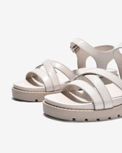 Giày Sandal Đông Hải Quai Mảnh Đan Chéo-S32E8-Kem Color1