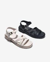 Giày Sandal Đông Hải Quai Mảnh Đan Chéo-S32E8-Kem Color1