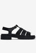 Giày Sandal Đông Hải Quai Song Song Cách Điệu-S32F9Đen Color1First