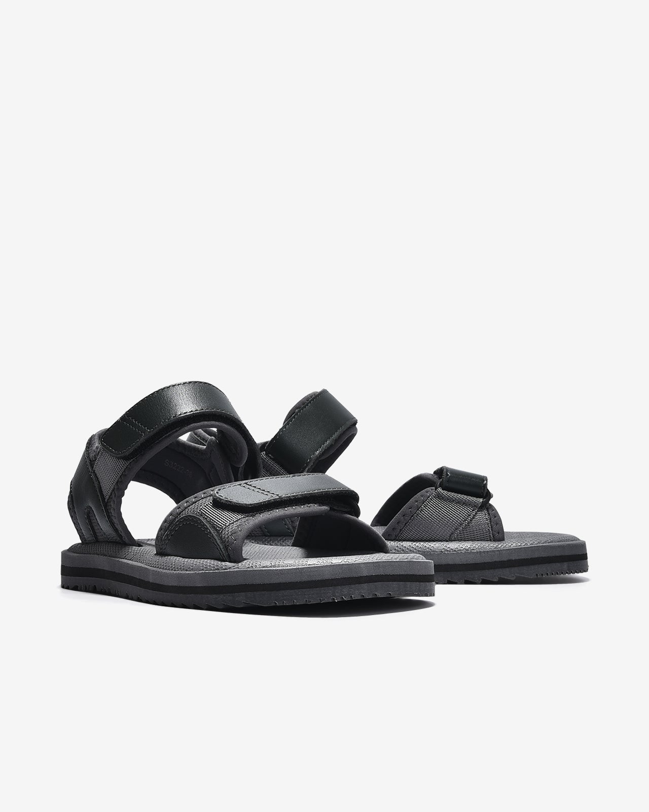 Sandals Nam Da Phối Vải Dệt-S3222Xám Color1