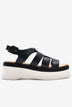 Giày Sandal Xuồng Zucia Đế Platform Sole Tôn Dáng-STH90Đen Color1First