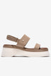 Sandal Xuồng Zucia Hai Quai Ngang Đính Logo-STH99-Cafe Color1First