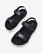 Giày Sandals Zucia Quai Dán Đế Phối Cói-STH92Đen Color1