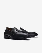 Giày Nam Penny Loafer Dập Vân-G01A8Đen Color2