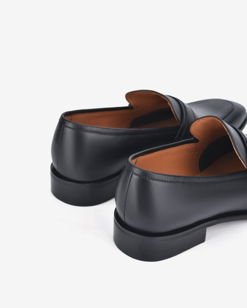Giày Tây Nam Đông Hải Penny Loafer Phối Phụ Kiện-G01B3-Đen Color1