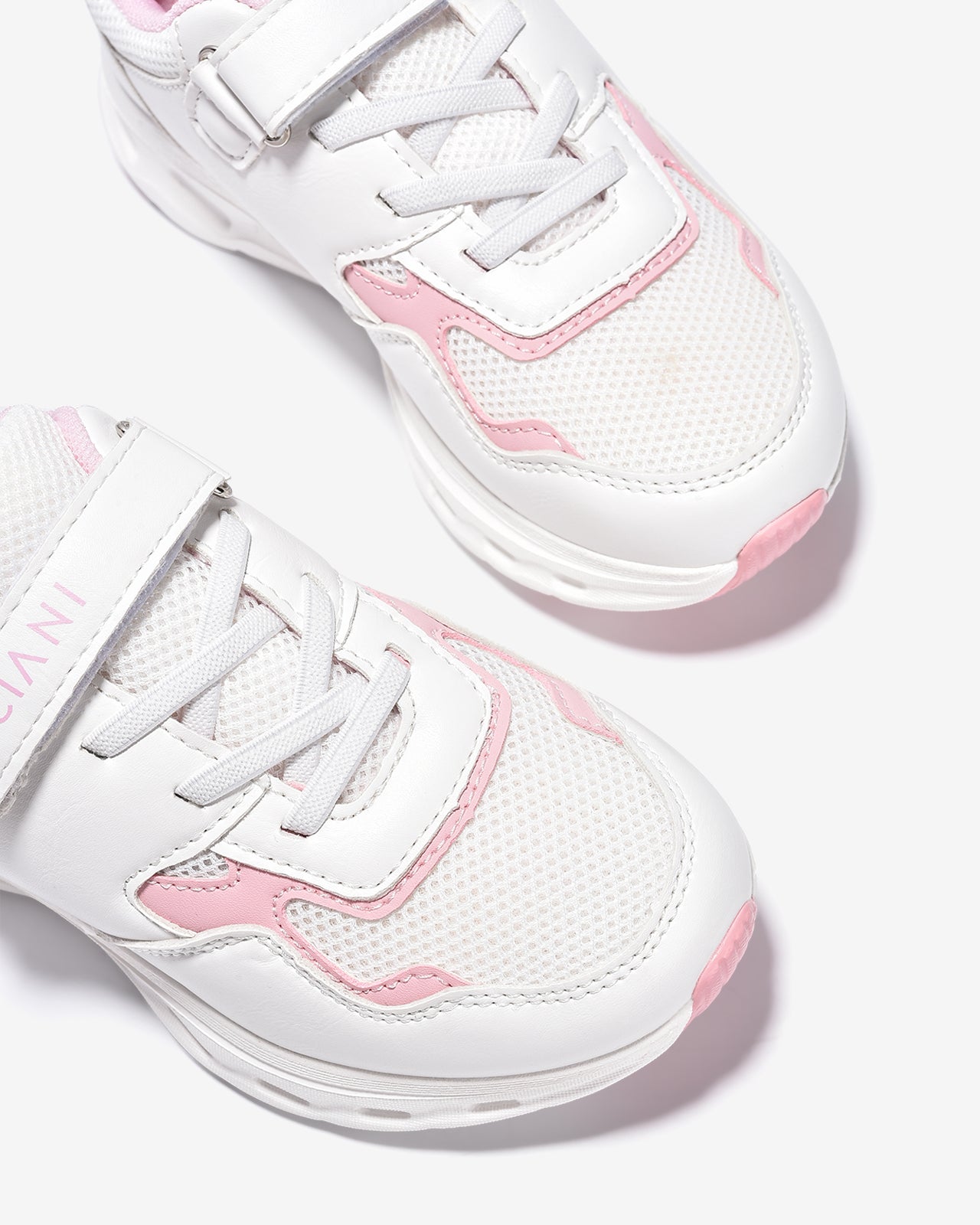 Giày Thể Thao Zuciani Trẻ Em Quai Dán-GXR15-Hồng Color1