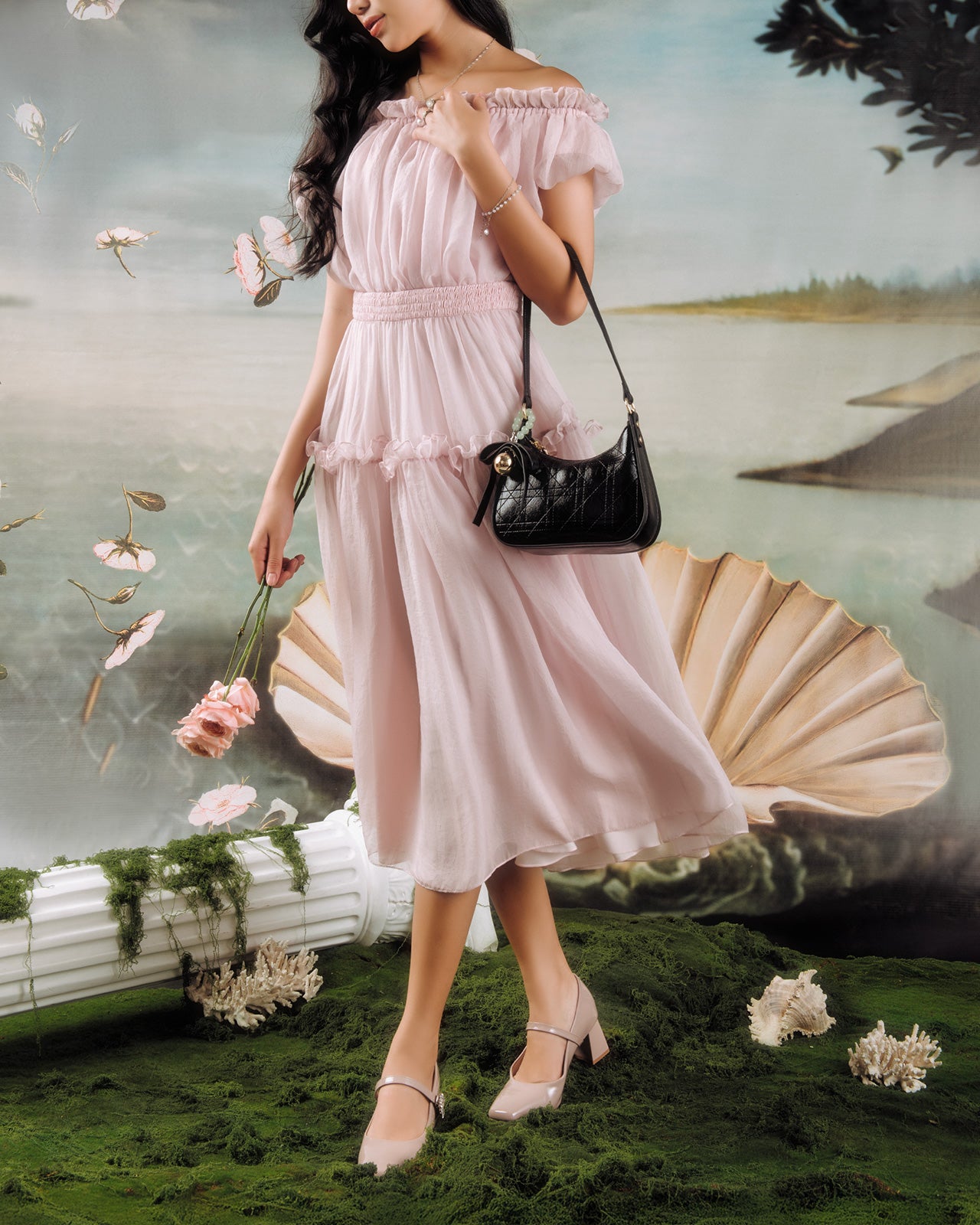 Túi Đeo Vai Nữ Zucia L'amant N01-JC18Đen Color1