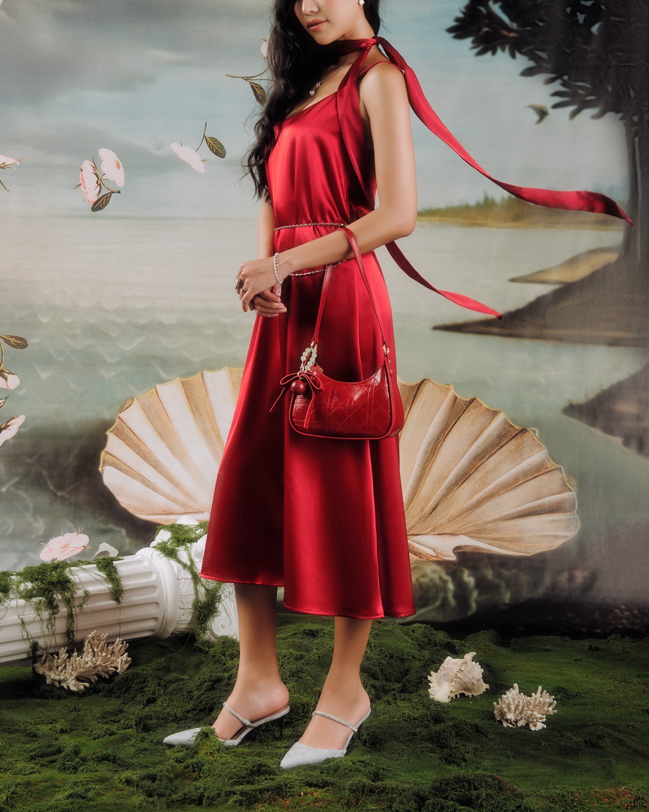 Túi Đeo Vai Nữ Zucia L'amant N01-JC18Đỏ Color1