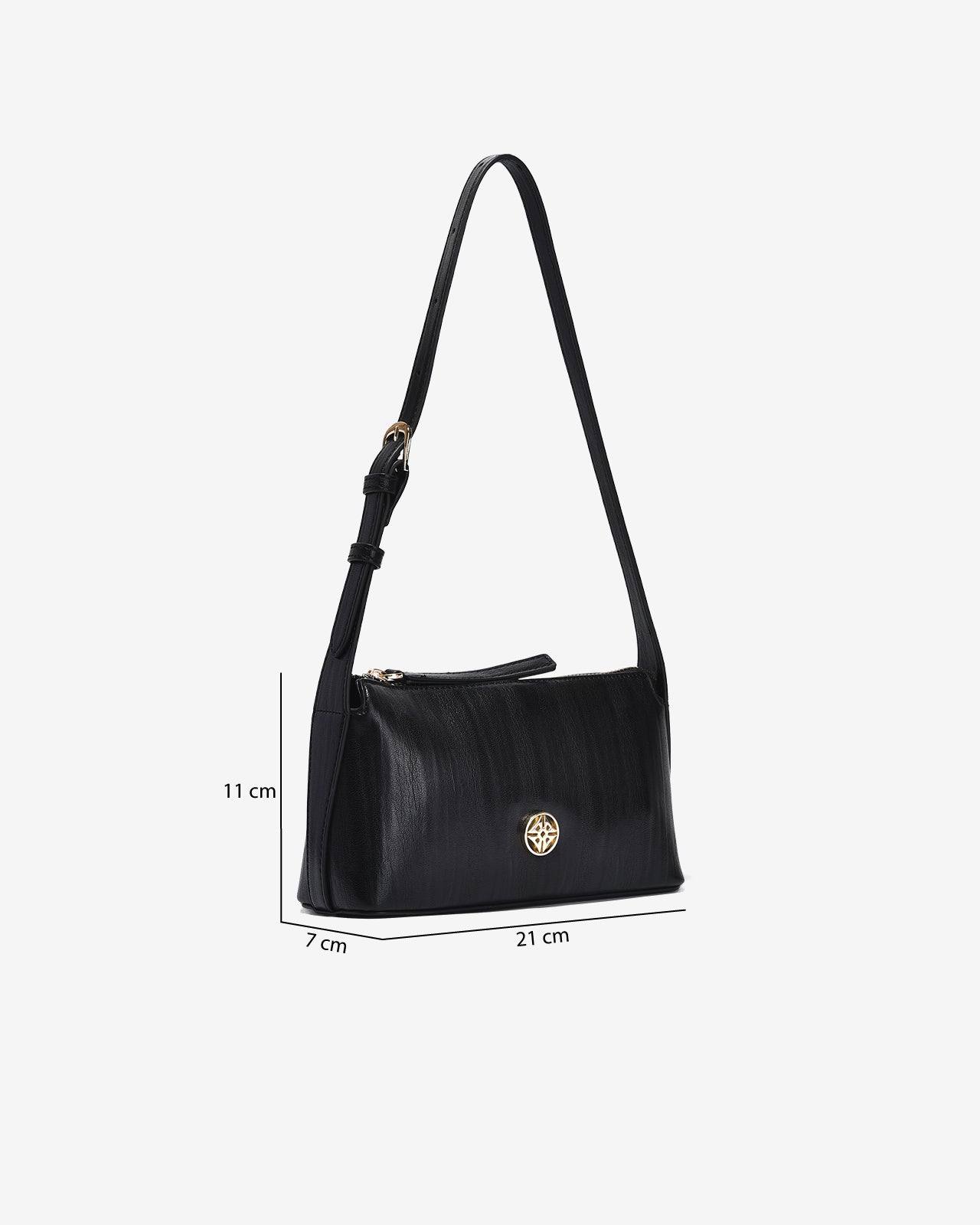 Túi Đeo Vai Nữ Zucia L'amant N04-JC21Đen Color1