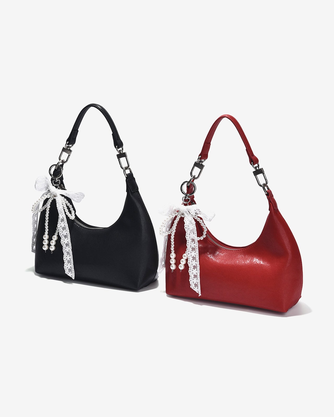 Túi Xách Tay Đeo Vai Bán Nguyệt Zucia The Eleve NY4-TY04Đen Color1