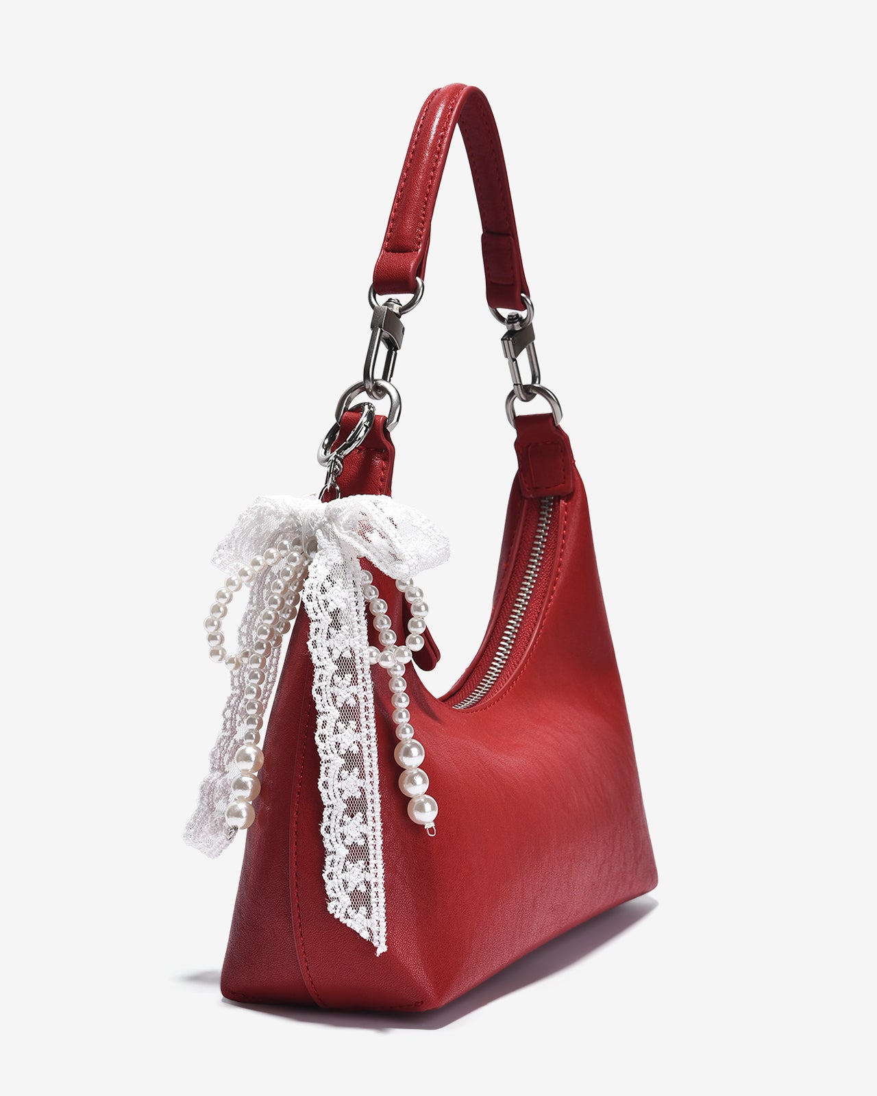 Túi Xách Tay Đeo Vai Bán Nguyệt Zucia The Eleve NY4-TY04Đỏ Color1