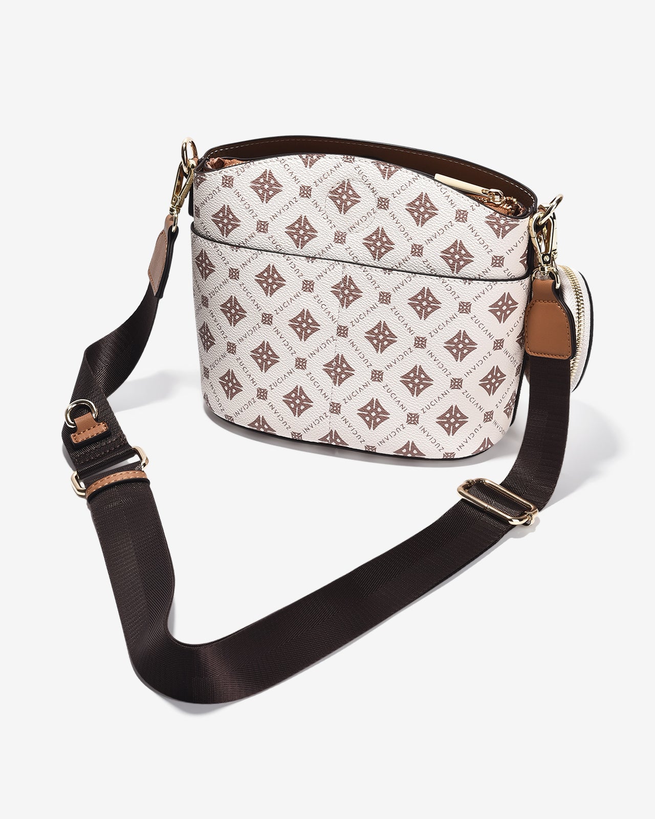 Túi Đeo Vai Xách Tay Hobo Zuciani Mono DVoyage N05-JC05Kem Color1