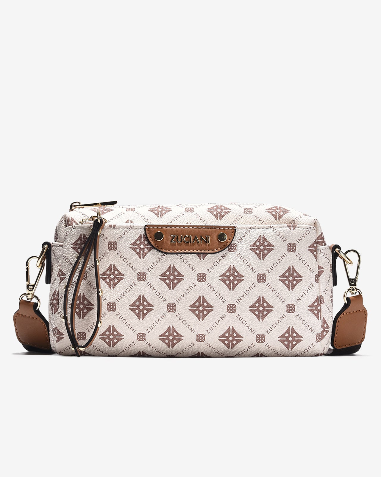 Túi Đeo Chéo Dáng Chữ Nhật Zuciani Mono DVoyage N06-JC06Kem Color1First