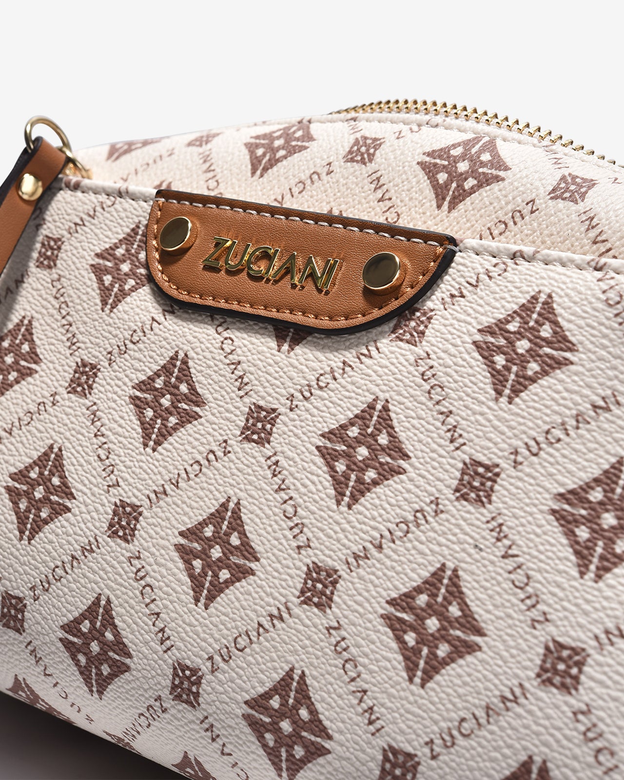 Túi Đeo Chéo Dáng Chữ Nhật Zuciani Mono DVoyage N06-JC06Kem Color1