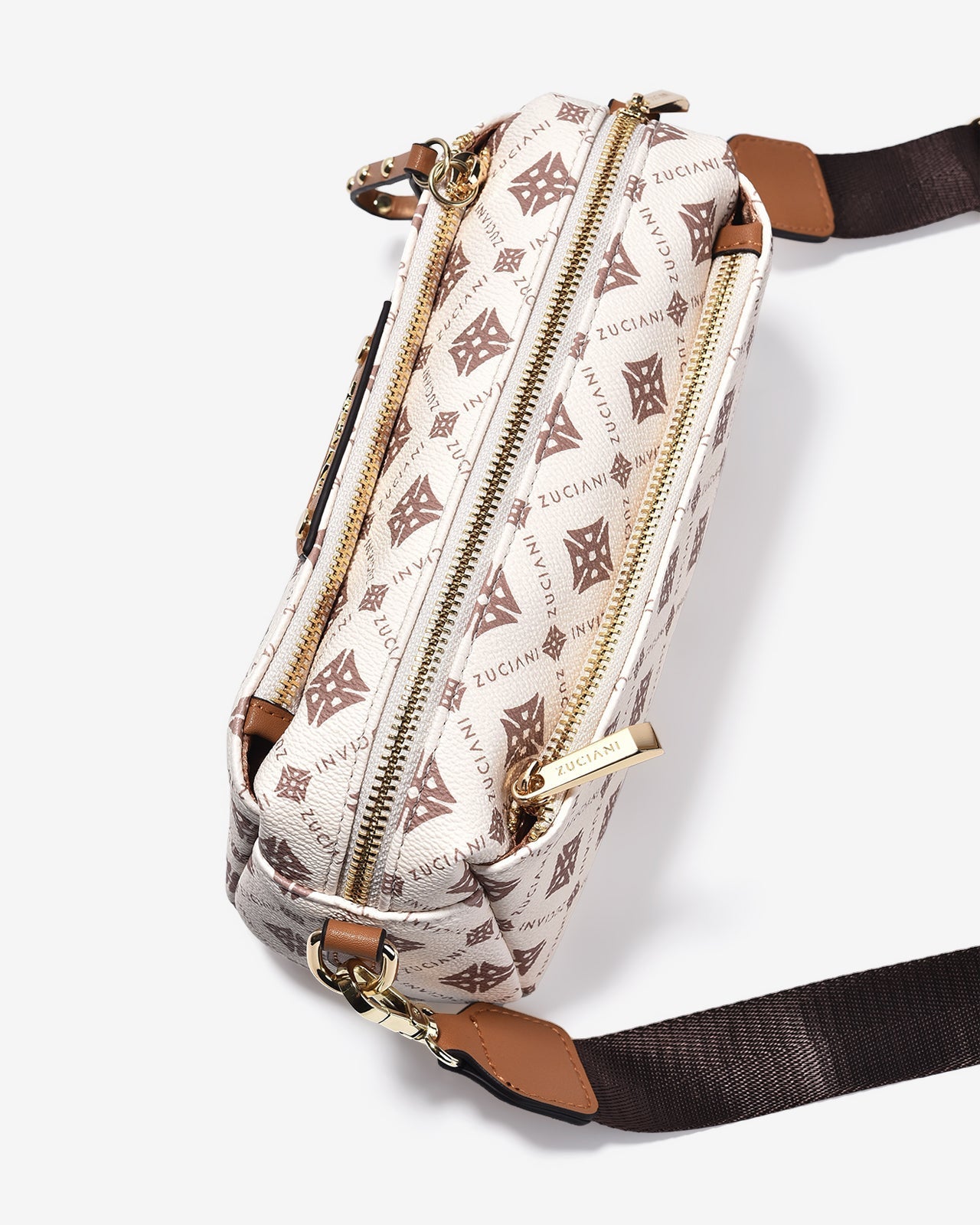 Túi Đeo Chéo Dáng Chữ Nhật Zuciani Mono DVoyage N06-JC06Kem Color1