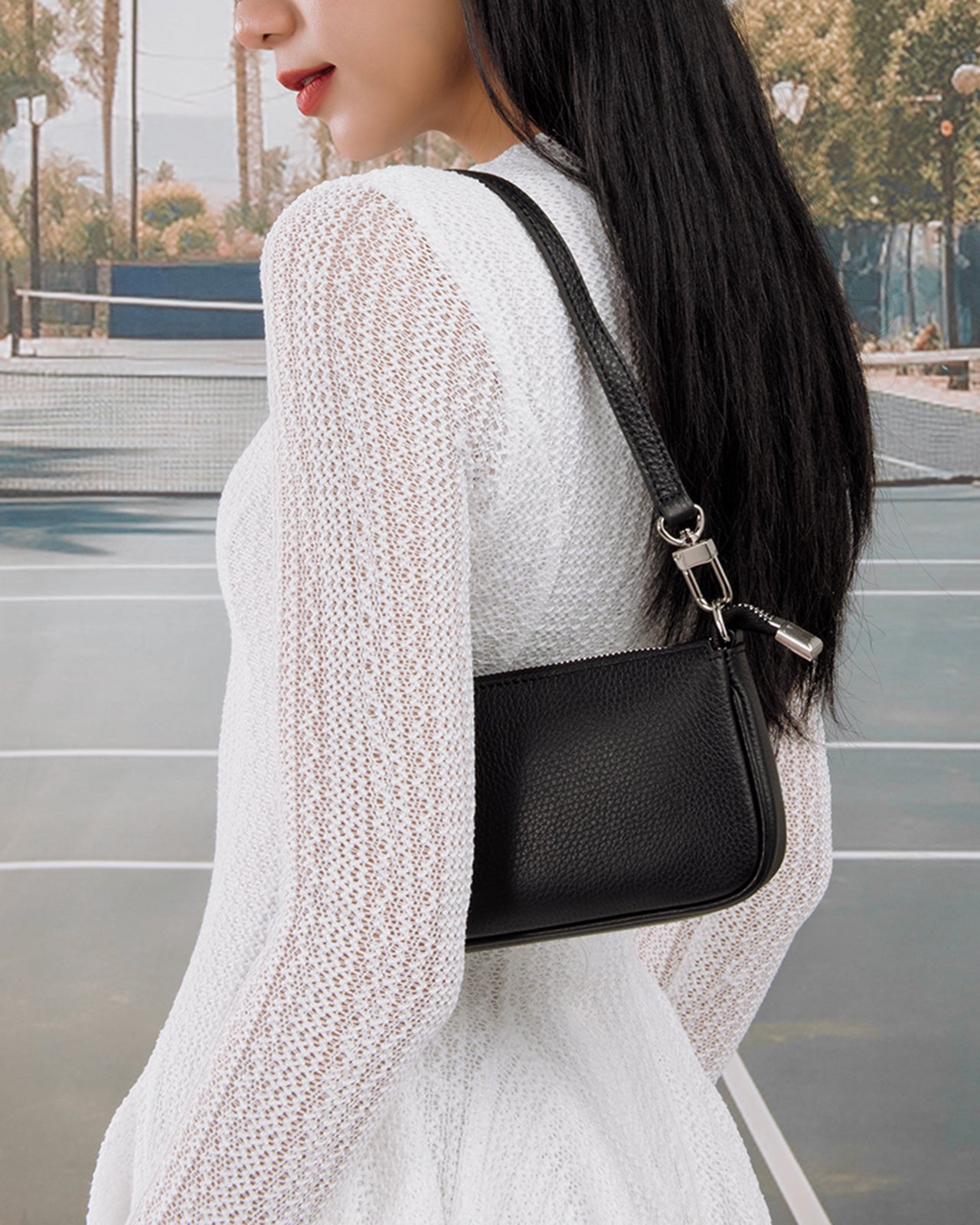 Túi Xách Tay Dáng Baguette Zuciani The Aurum Elegantia N05-TM05-Đen Color1