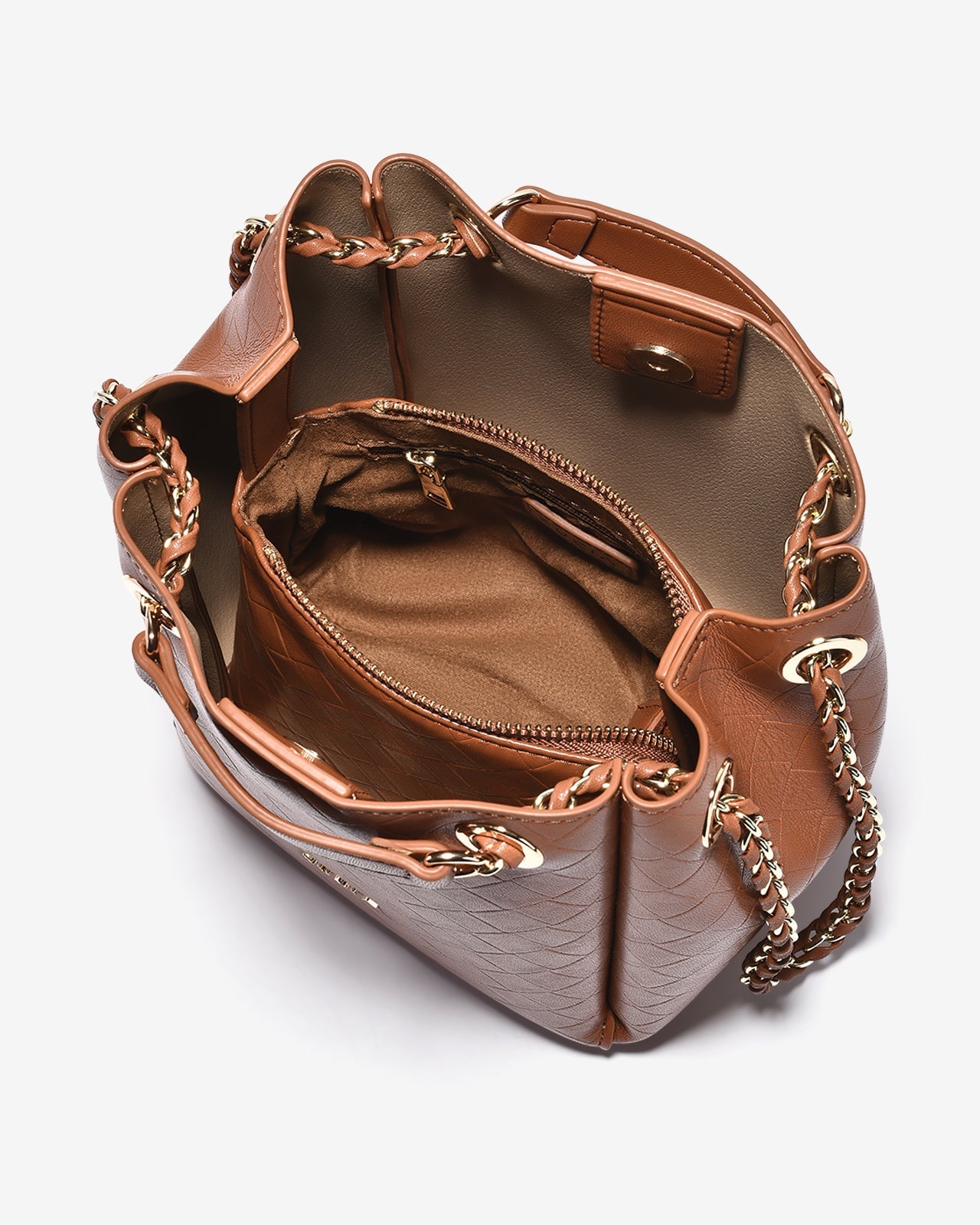 Túi Xách Tay Nữ Zucia L'amant N03-JC20Nâu Color1