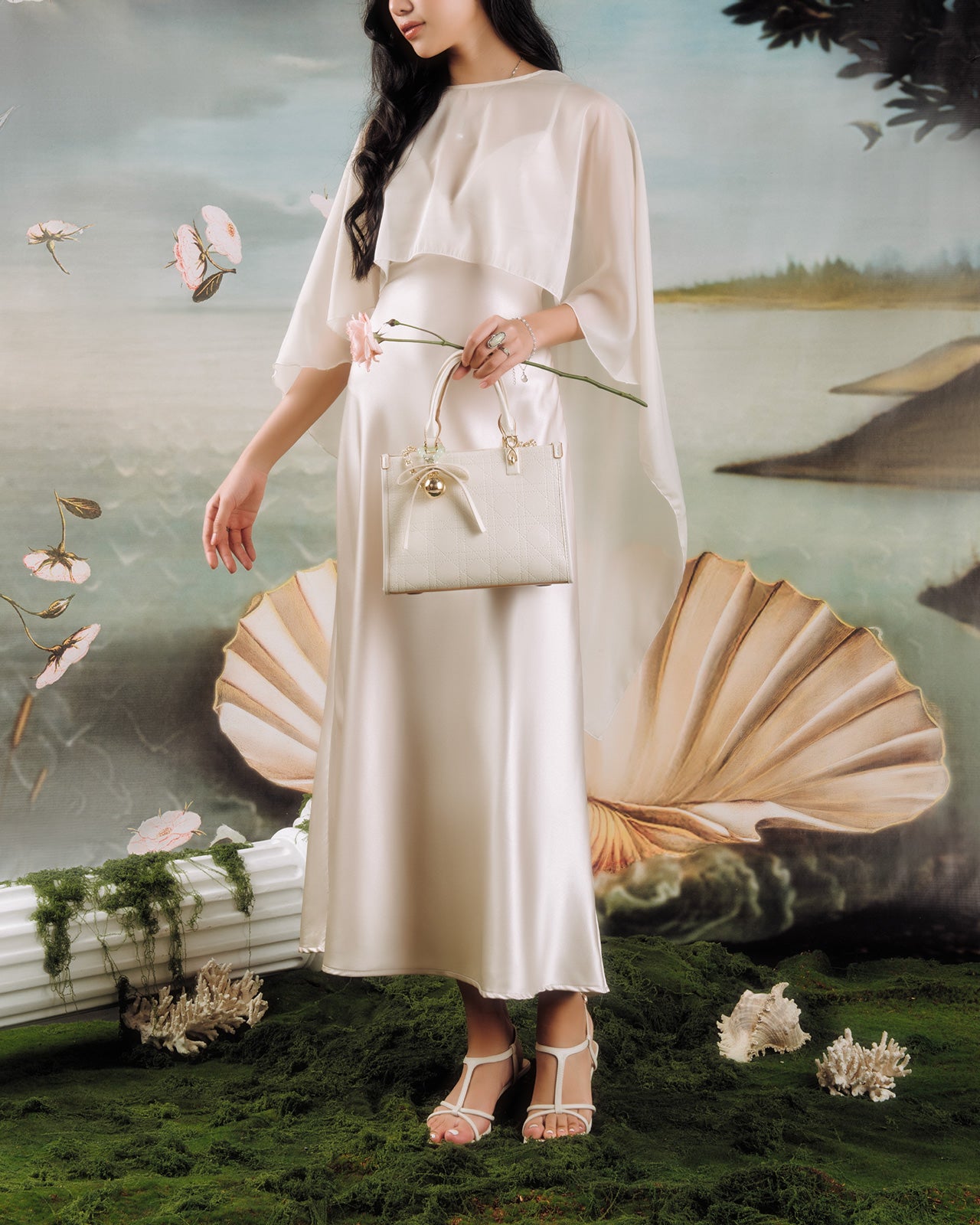 Túi Xách Tay Nữ Zucia L'amant N05-JC22Kem Color1