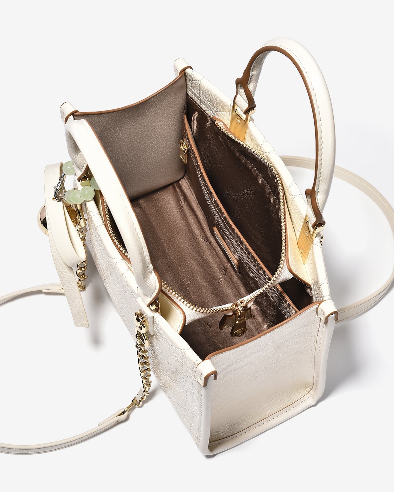 Túi Xách Tay Nữ Zucia L'amant N05-JC22Kem Color1