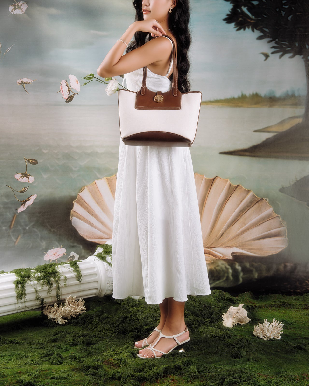 Túi Xách Tay Nữ Zucia L'amant N06-JC25Nâu Color1