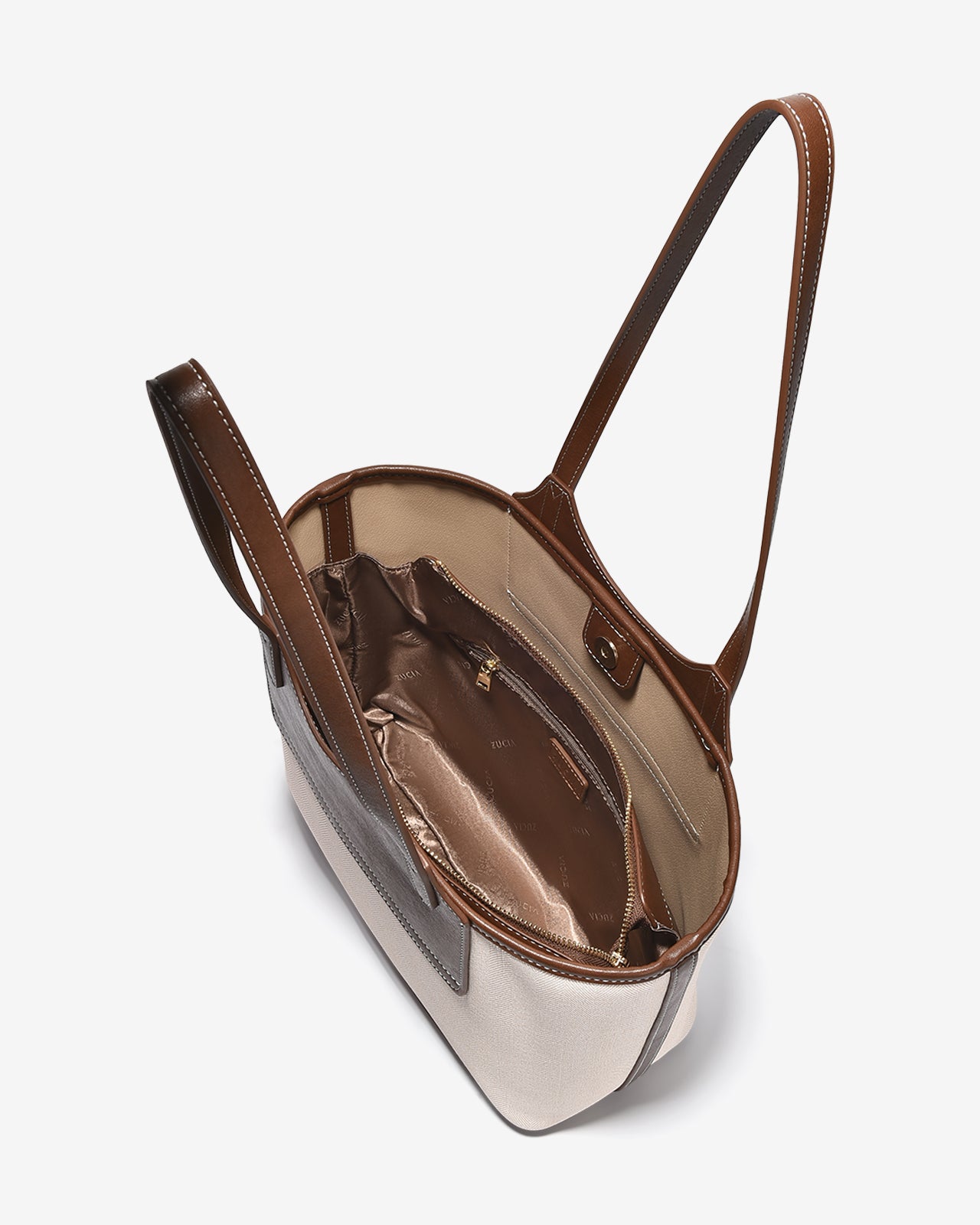 Túi Xách Tay Nữ Zucia L'amant N06-JC25Nâu Color1