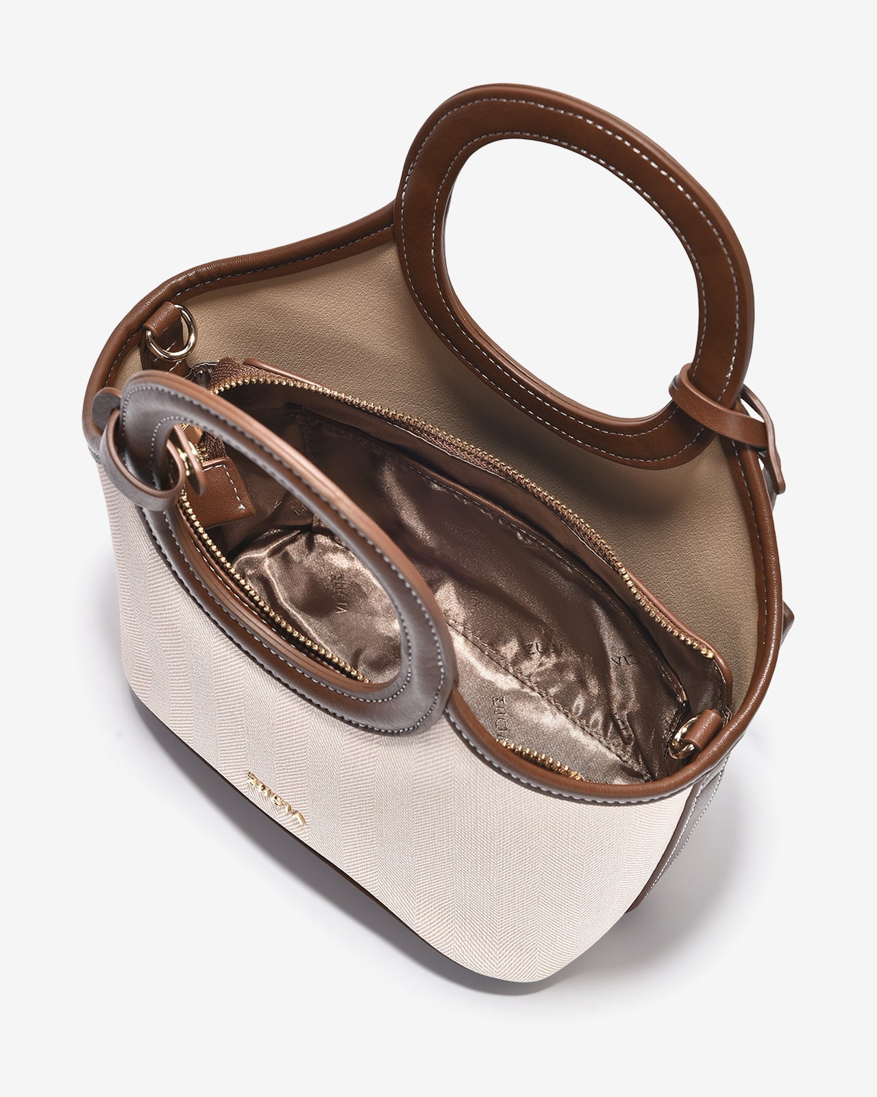 Túi Xách Tay Nữ Zucia L'amant N07-JC26Nâu Color1