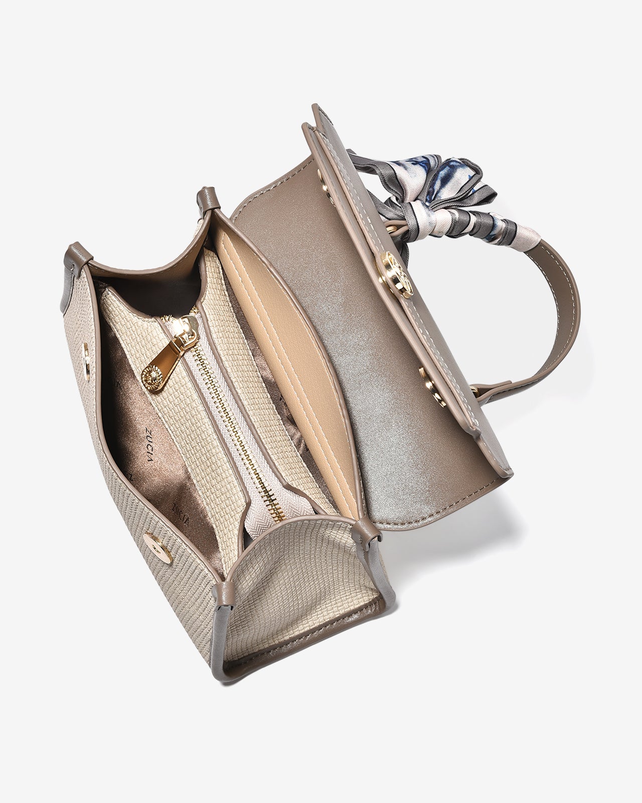 Túi Xách Tay Nữ Zucia L'amant N09-JC28Xám Color1