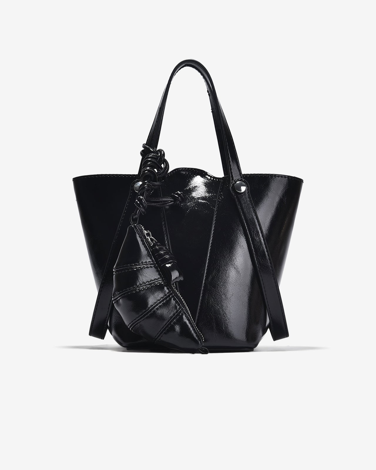 Túi Xách Tay Vỏ Sò Zucia The Eleve NY01-TY01Đen Color1First