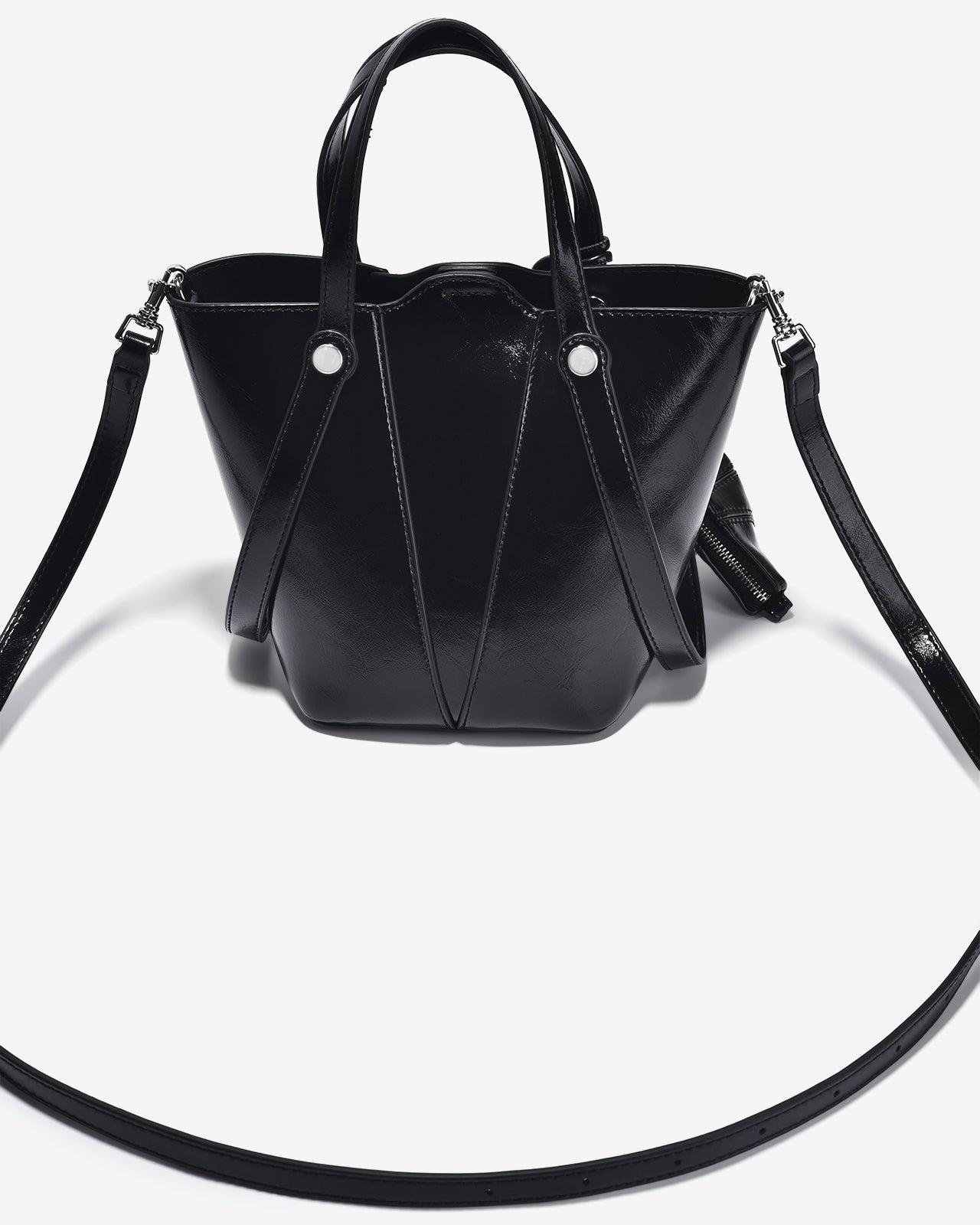 Túi Xách Tay Vỏ Sò Zucia The Eleve NY01-TY01Đen Color1