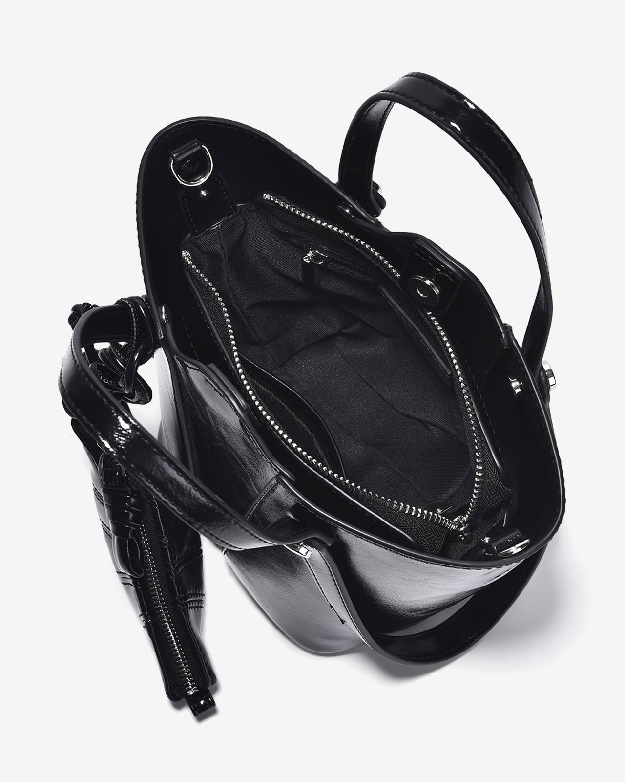 Túi Xách Tay Vỏ Sò Zucia The Eleve NY01-TY01Đen Color1