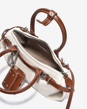 Túi Xách Tay Dáng Hộp Đính Charm Zucia The Eleve NY2-TY02Trắng Color1