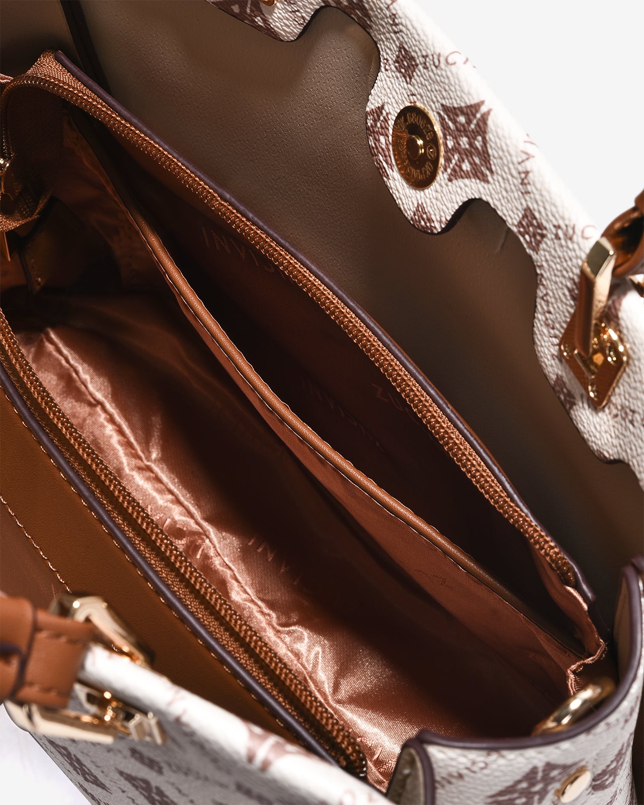 Túi Xách Tay Zuciani Mono D’Voyage N.10-JC10Kem Color1