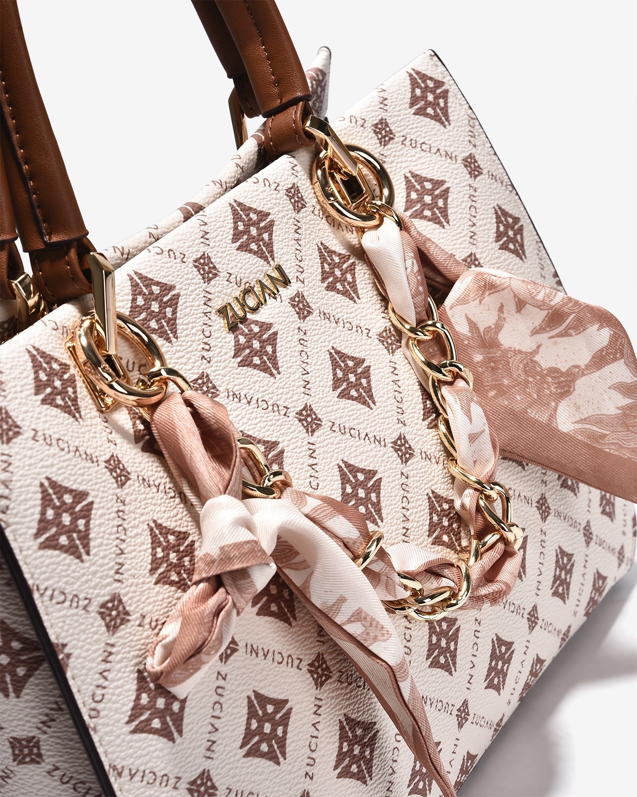 Túi Xách Tay Zuciani Mono D’Voyage N.10-JC10Kem Color1