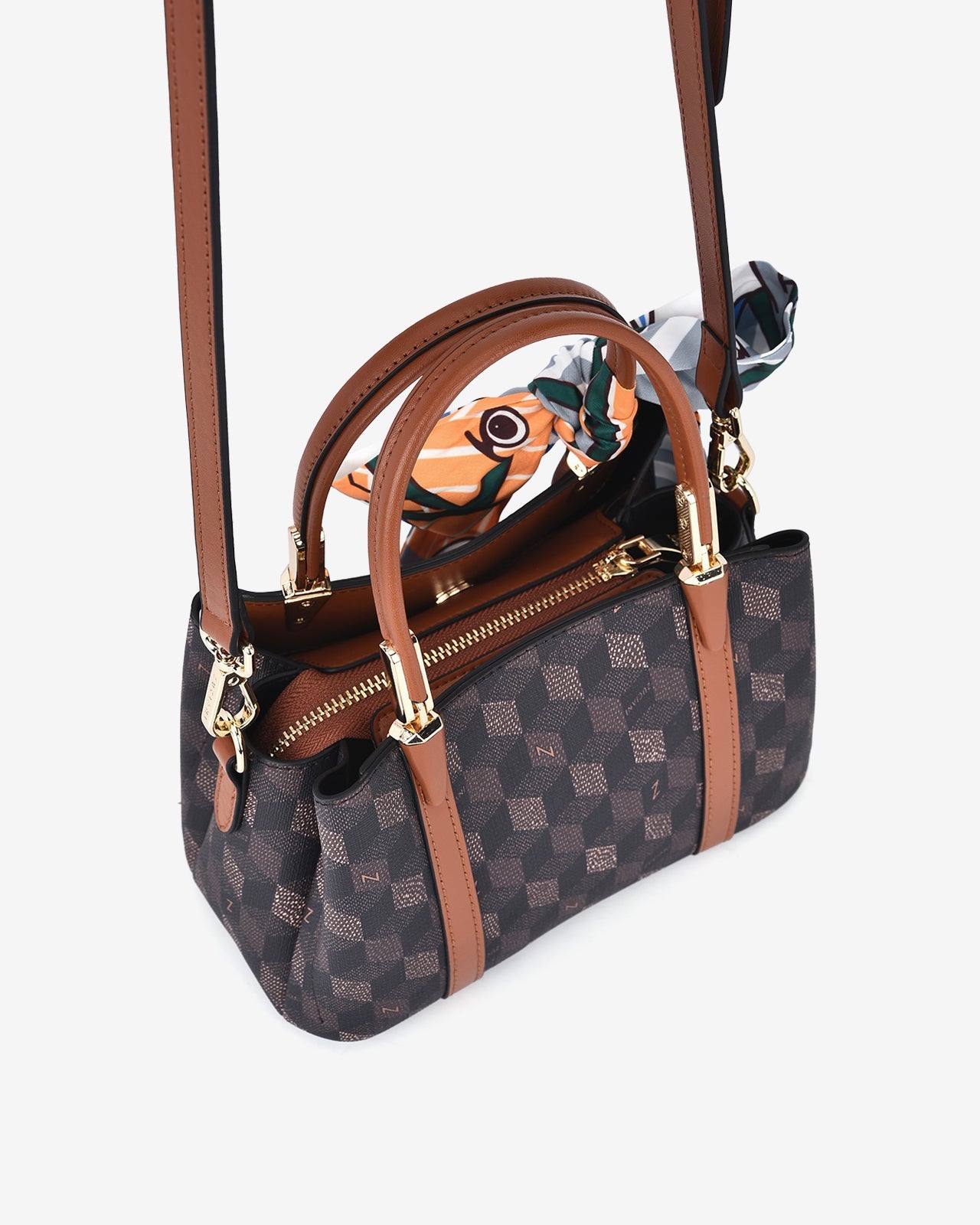 Túi Xách Tay Mono Glamour N.65-JYM4Nâu Color1