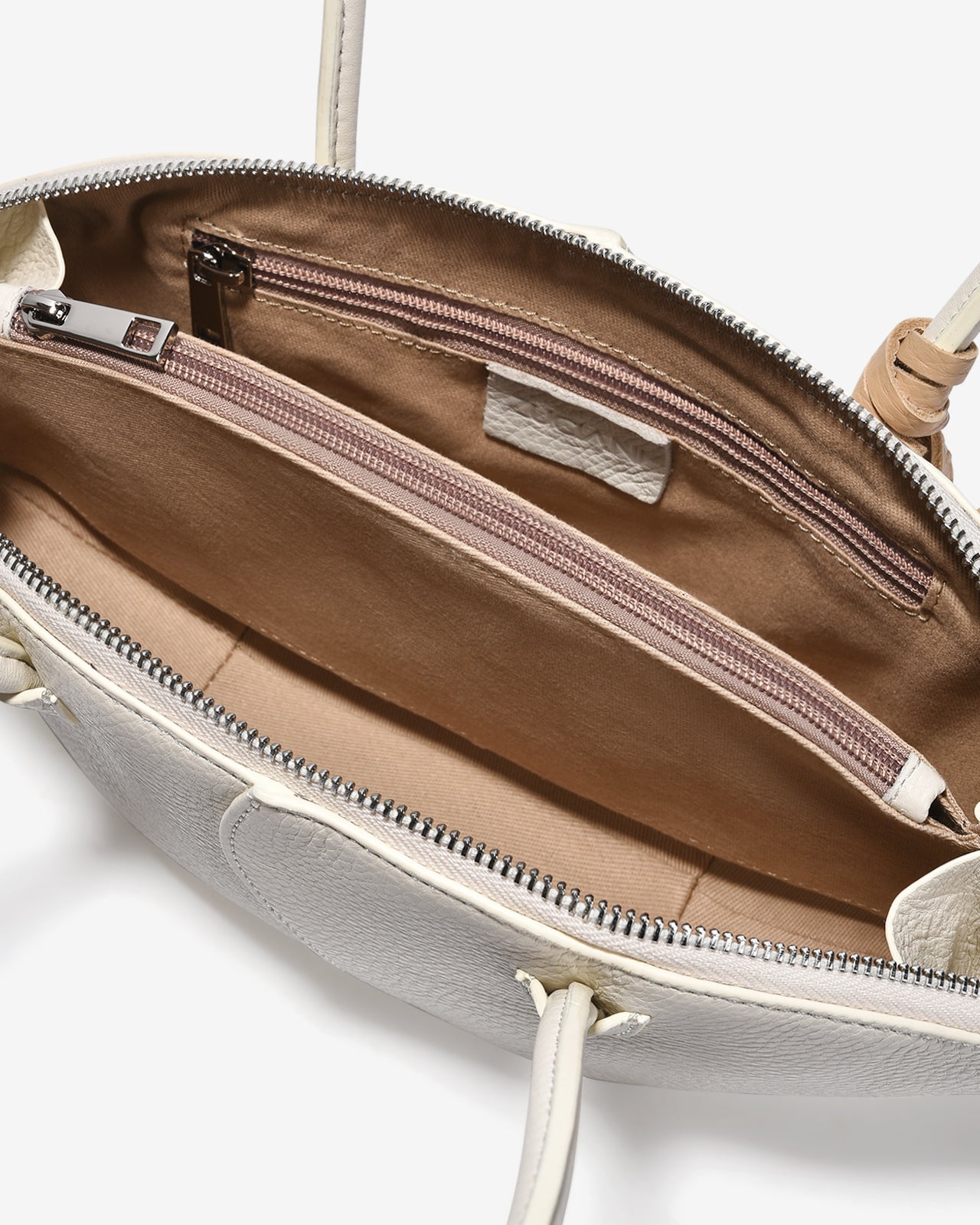 Túi Xách Tay Dáng Oval Zuciani The Aurum Elegantia N01-TM01Trắng Color1