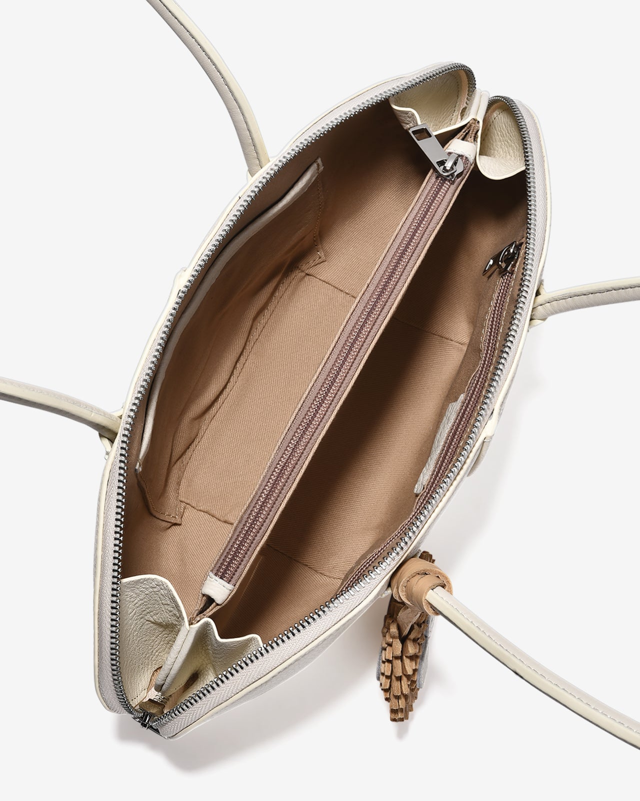 Túi Xách Tay Dáng Oval Zuciani The Aurum Elegantia N01-TM01Trắng Color1