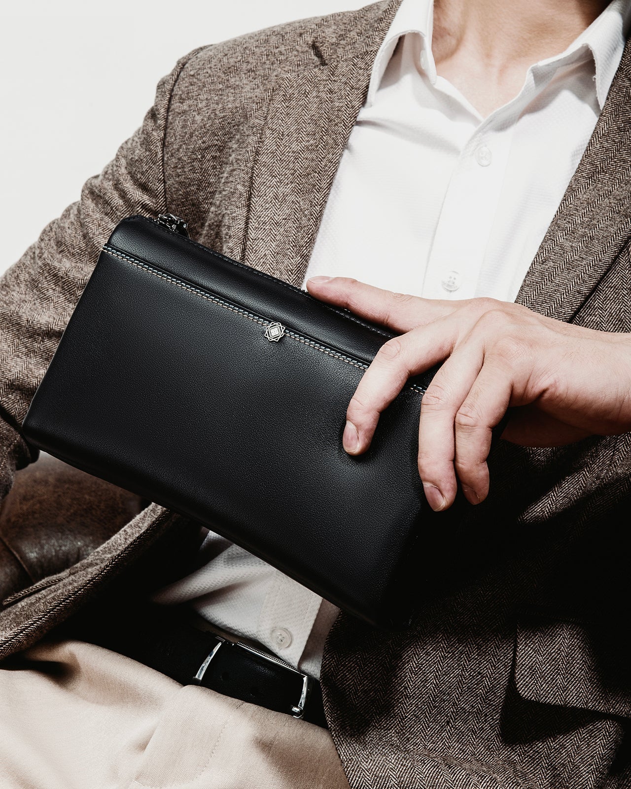 Ví Cầm Tay Nam Zuciani The One No.03-CVM3-Đen Color1