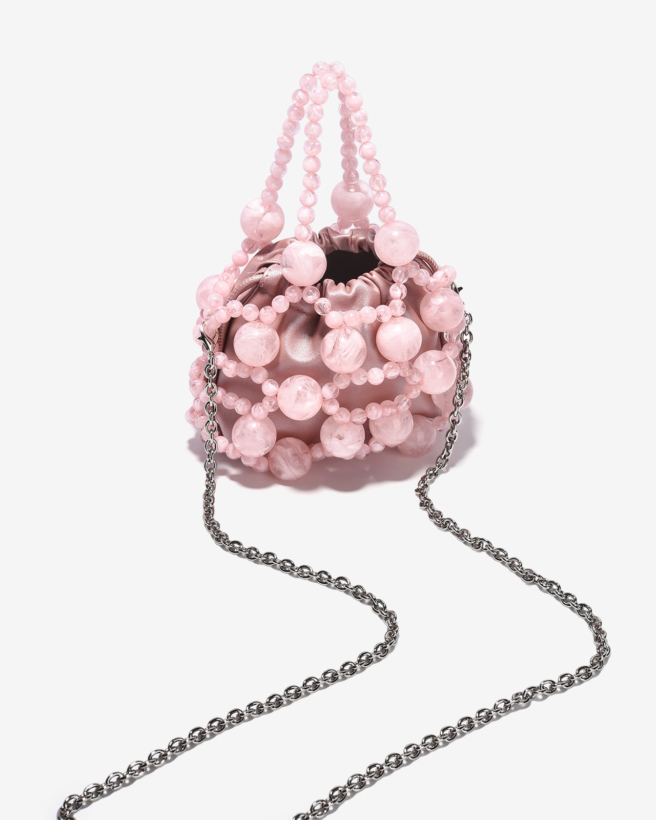 Túi Đeo Chéo Đi Tiệc Phủ Hạt Sang Trọng Zucia The Luminara N03-JS03Hồng Color1