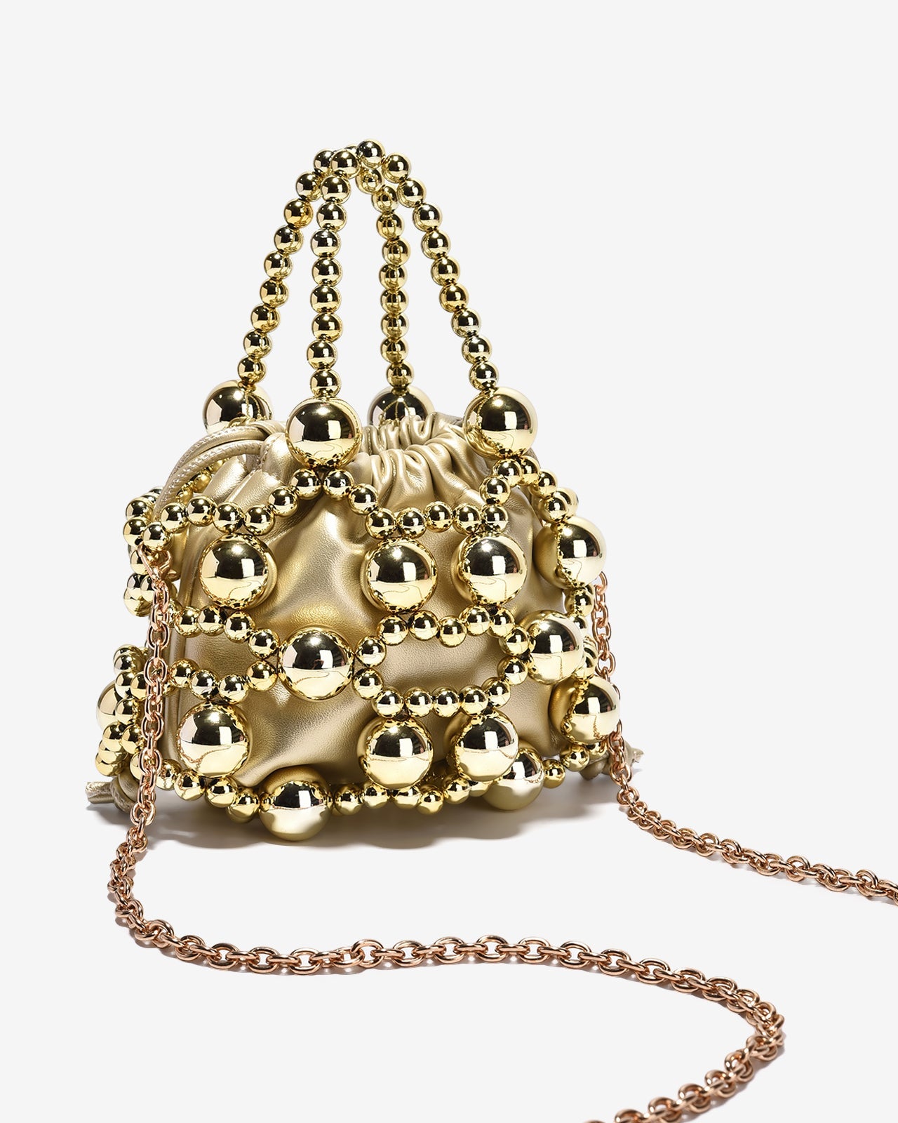 Túi Đeo Chéo Đi Tiệc Phủ Hạt Sang Trọng Zucia The Luminara N03-JS03-Vàng Color1