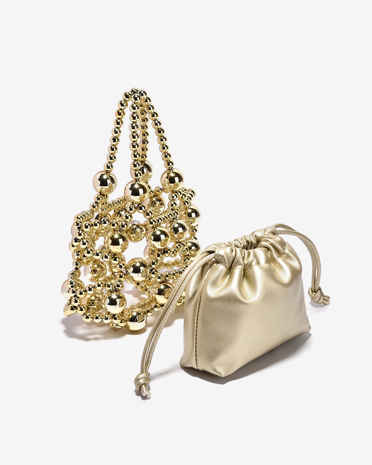 Túi Đeo Chéo Đi Tiệc Phủ Hạt Sang Trọng Zucia The Luminara N03-JS03-Vàng Color1