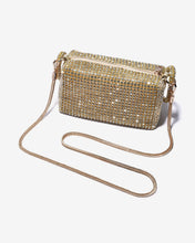 Túi Đeo Vai Đi Tiệc Quai Xoắn Đính Đá Zucia The Luminara N07-JS07Vàng Color1