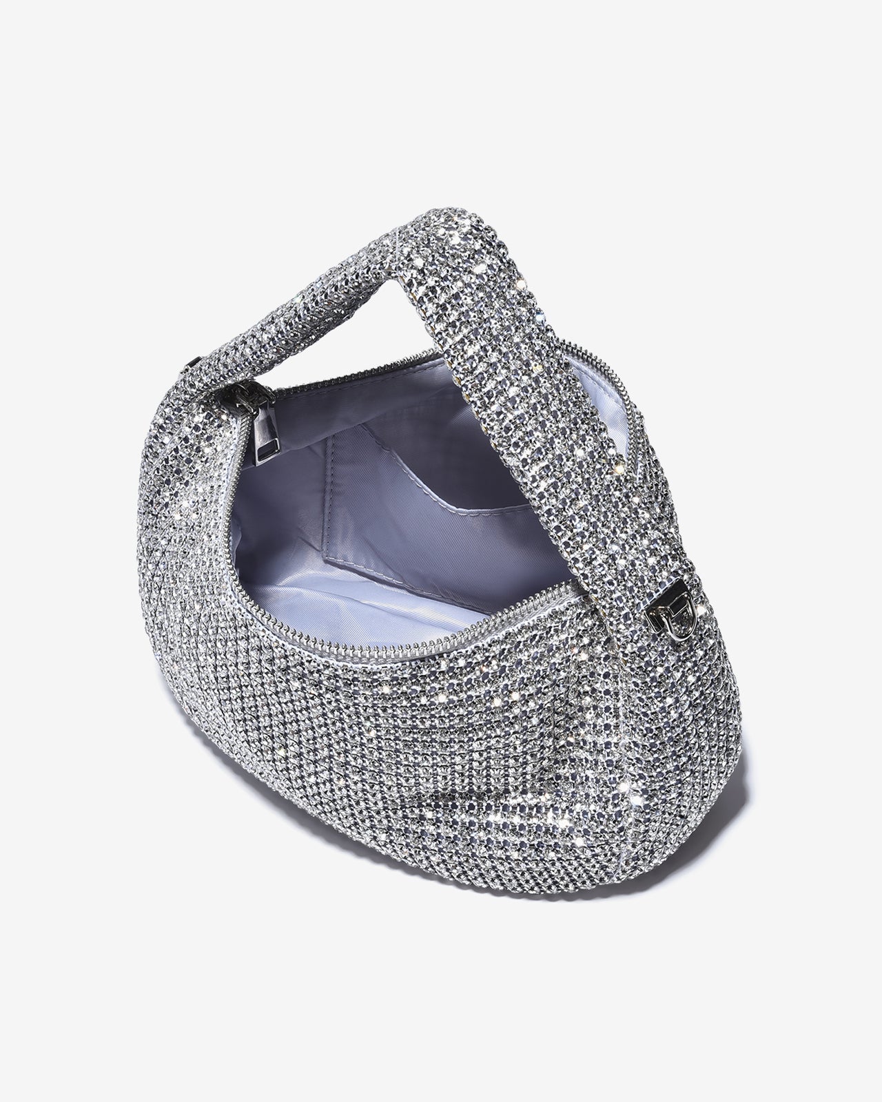 Túi Đi Tiệc Xách Tay Đính Đá Lấp Lánh Zucia The Luminara N09-JS09-Trắng Color1