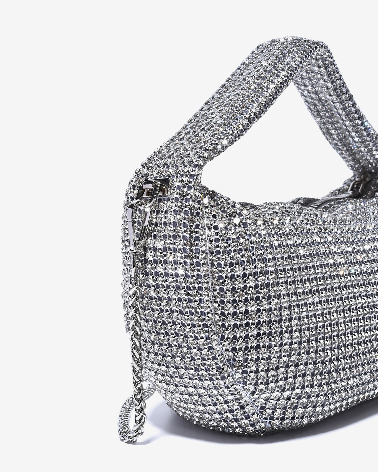 Túi Đi Tiệc Xách Tay Đính Đá Lấp Lánh Zucia The Luminara N09-JS09-Trắng Color1