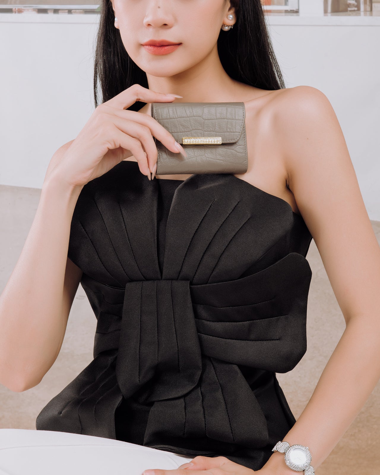 Ví Cầm Tay Nữ Zuciani Fold Of Love N06-DN06-xám Color1