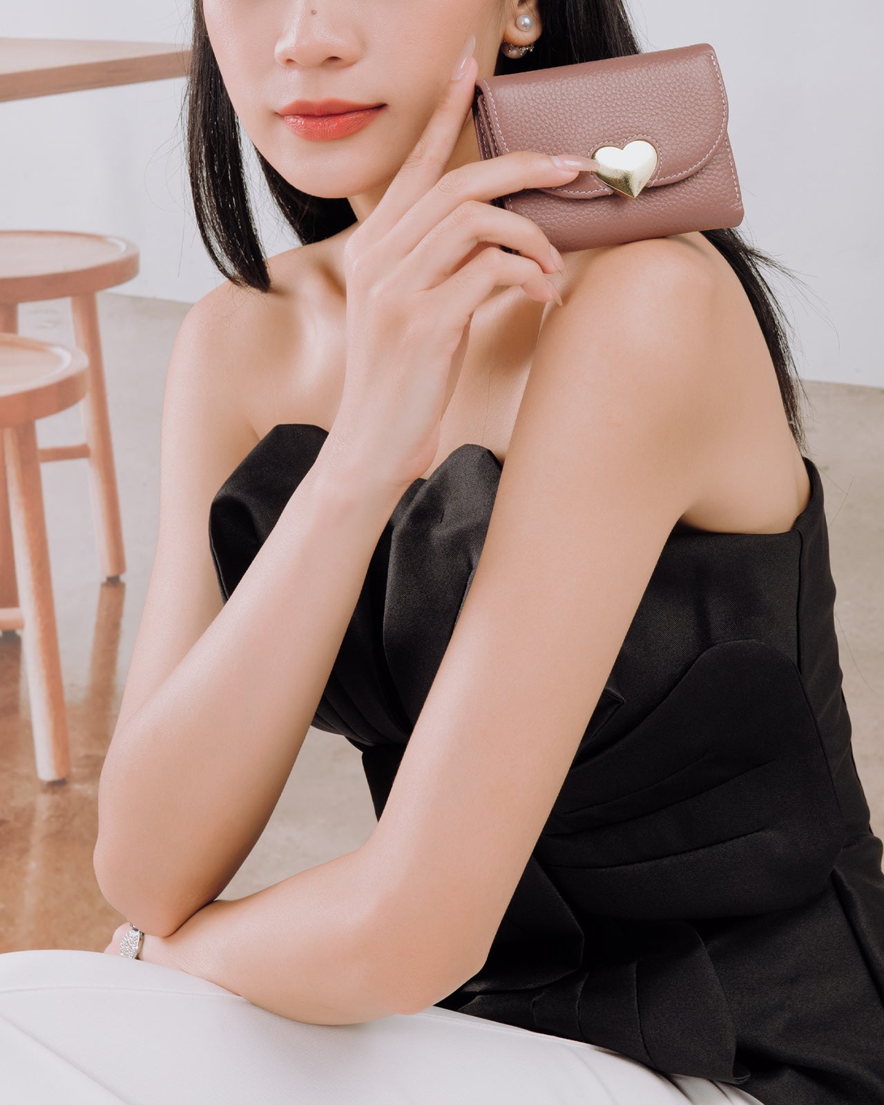 Ví Cầm Tay Nữ Zuciani Fold Of Love N09-DN09-Hồng Color1