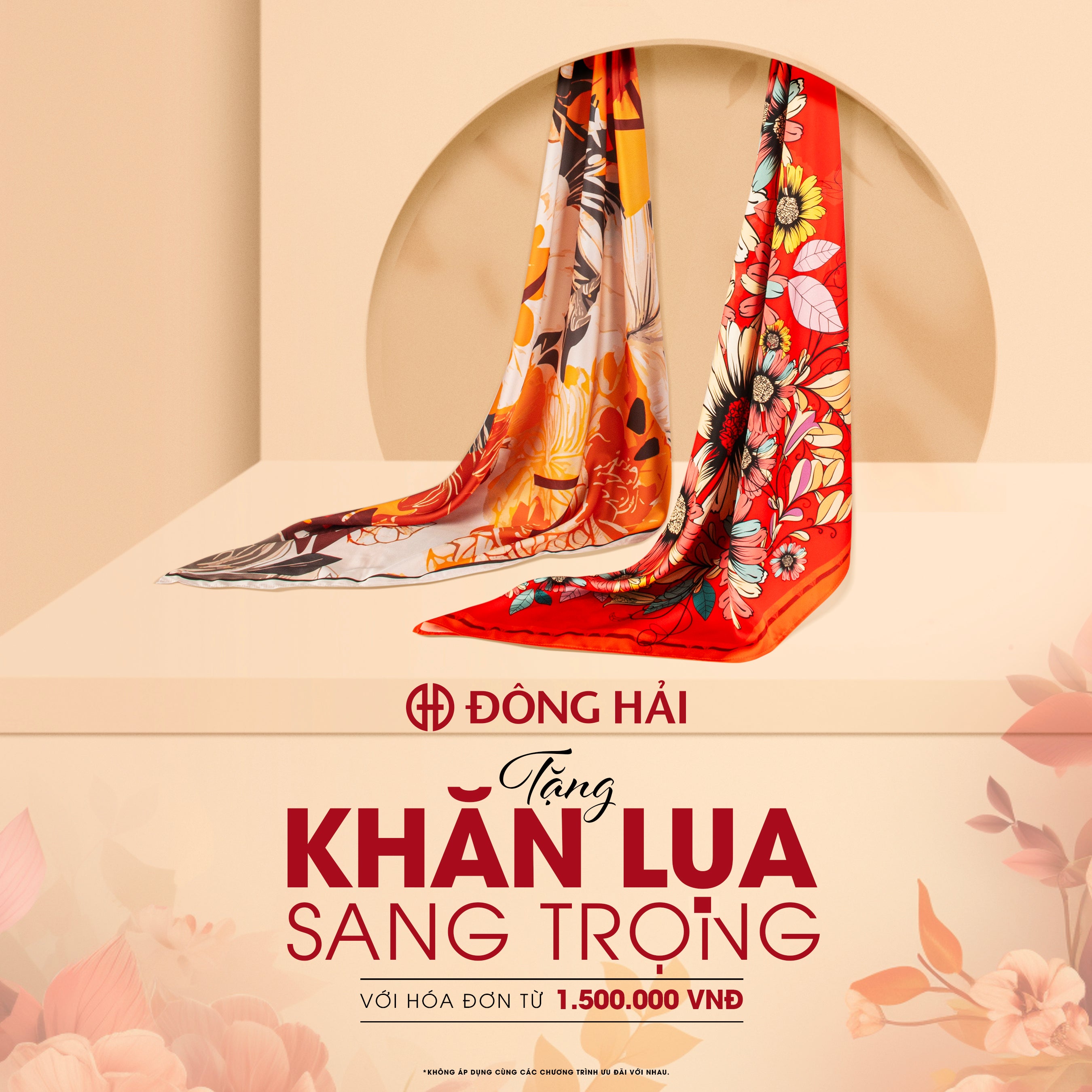 Tặng Khăn Lụa Sang Trọng Mừng Ngày 20.10