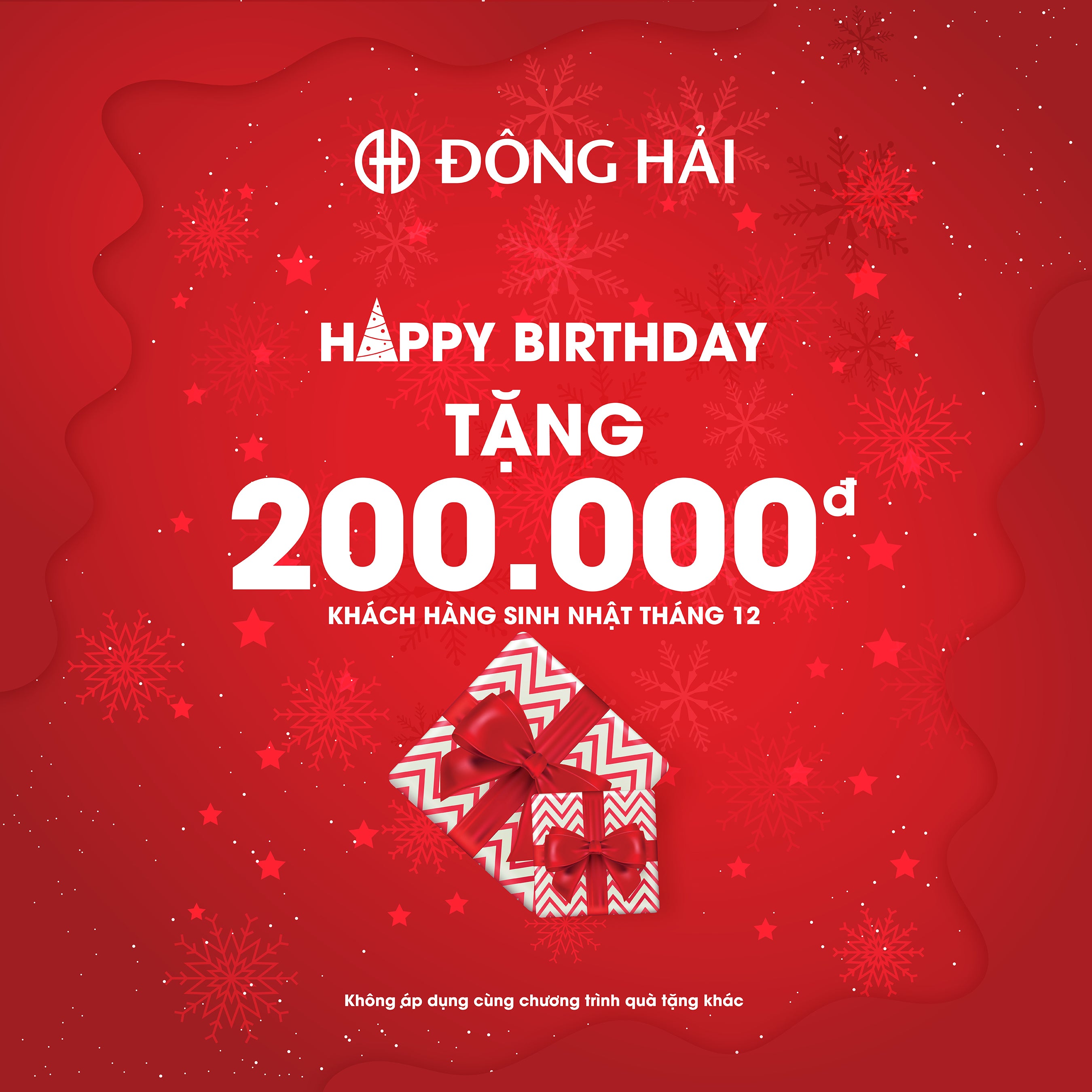 Chào Tháng 12 Rực Rỡ Với Quà Sinh Nhật Dành Tặng Khách Hàng
